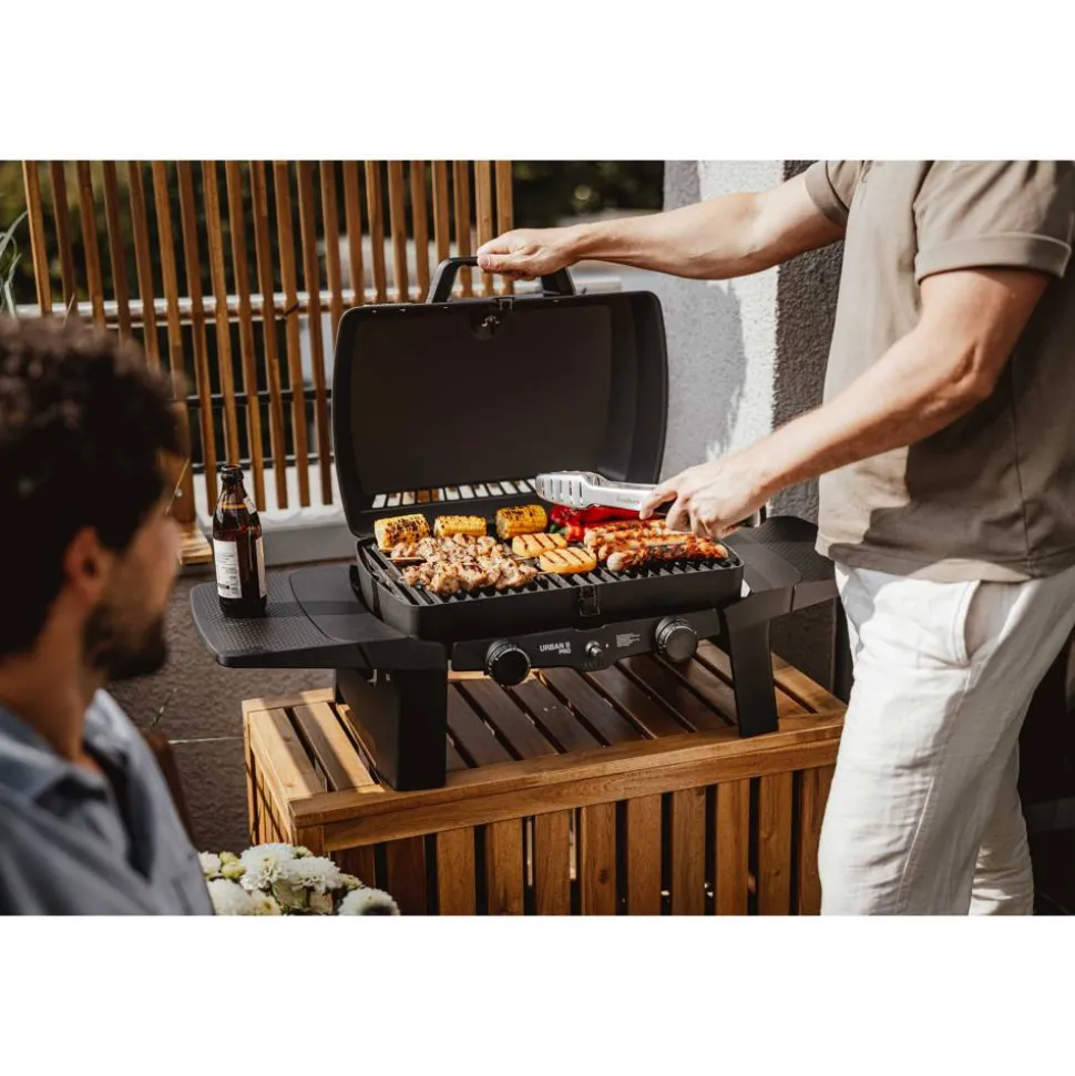 Gasgrill 'Urban Pro II' schwarz, grau 94 x 36 x 42 cm