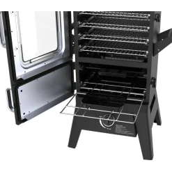 Gasgrill-Smoker 'Portland W2' schwarz 50 x 107 x 48 cm