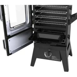 Gasgrill-Smoker 'Portland W2' schwarz 50 x 107 x 48 cm