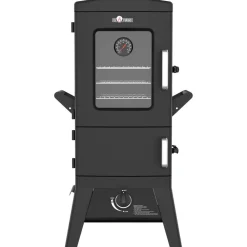 Gasgrill-Smoker 'Portland W2' schwarz 50 x 107 x 48 cm