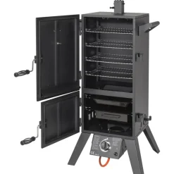 Gasgrill-Smoker 'Portland XL' schwarz 64 x 127,5 x 50 cm