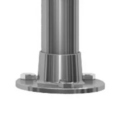 Geländerset 'PS 500' Edelstahl 150 cm Bodenmontage