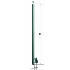 Geländerstab 'E81' Ø 42,4 x 985 mm Edelstahl ohne Bohrung