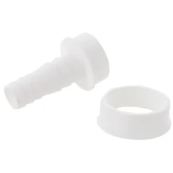 Geräteanschluss Kunststoff weiß 1 1/2" IG x 3/4" T