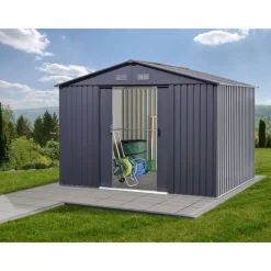 Gerätehaus anthrazit 301 x 238 x 214 cm