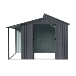 Gerätehaus anthrazit 300 x 173 x 222 cm