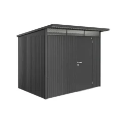 Gerätehaus 'AvantGarde' Gr. A5 dunkelgrau-metallic 260 x 220 cm mit Standardtür
