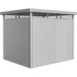 Gerätehaus 'HighLine H3' silbern Einzeltür 275 x 235 x 222 cm