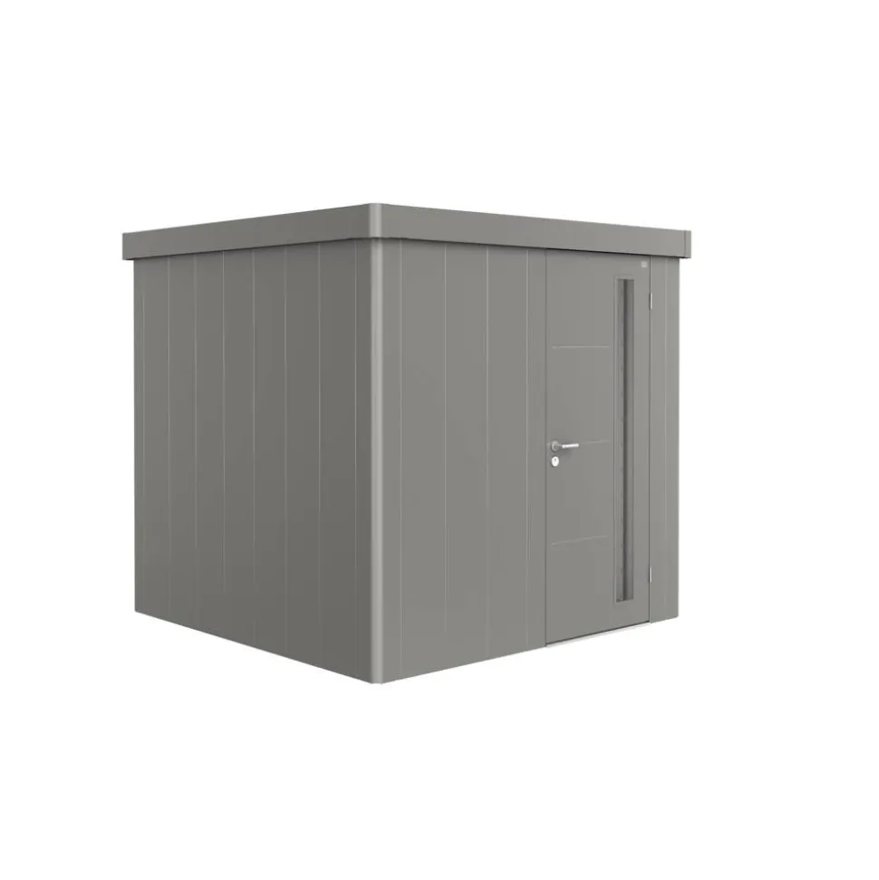 Gerätehaus 'Neo' quarzgrau-metallic 236 x 236 x 222 cm