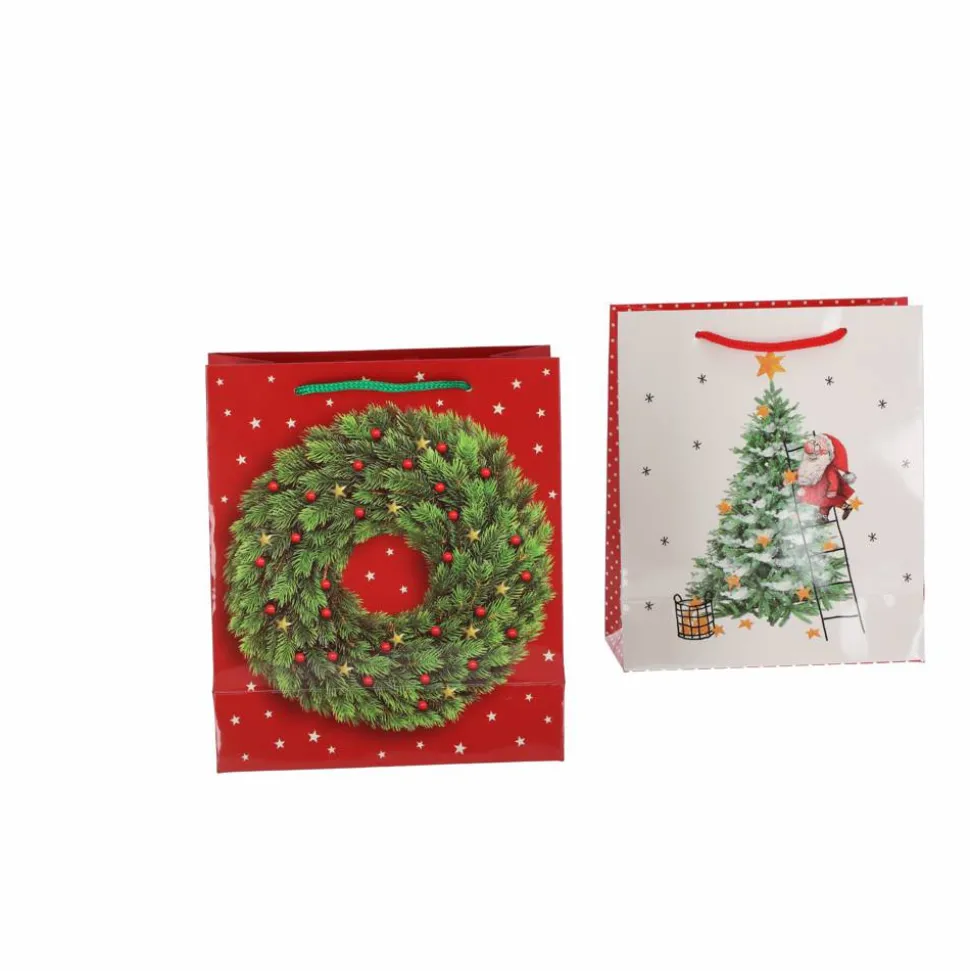 Geschenktasche bunt 18 x 21 x 8 cm