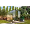 Gewächshaus 'Orion 5000' 192,2 x 254,4 cm mit 3 mm Sicherheitsglas schwarz