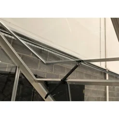 Gewächshaus 'Popular 66' 193 x 195 cm mit 3 mm Blankglas schwarz