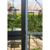 Gewächshaus 'Premium' 296 x 368 cm mit 3 mm Sicherheitsglas anthrazit/schwarz