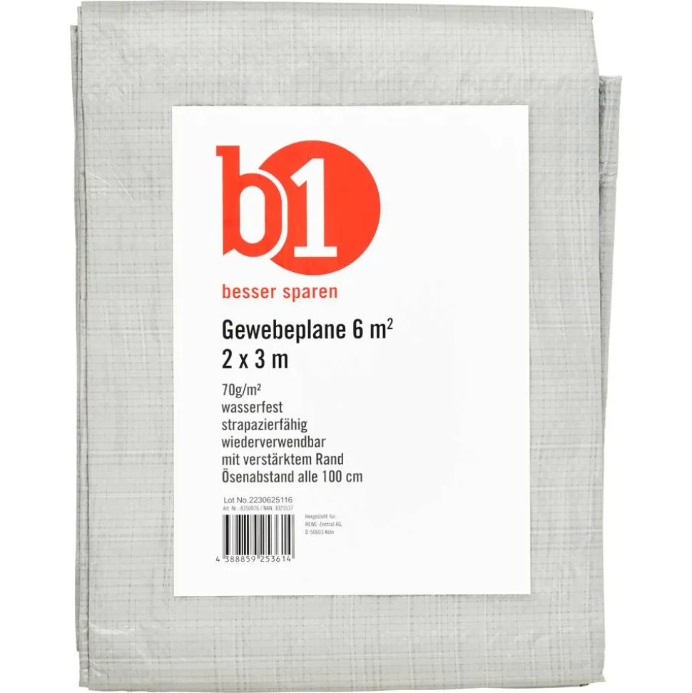 Gewebeplane 'Standard' blau 2 x 3 m