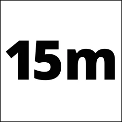 Gewebeschlauch Ø 6 mm 15 m für Kompressoren