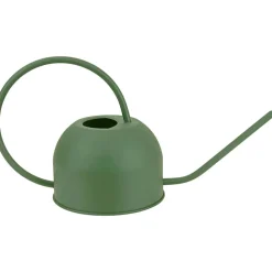 Gießkanne Edelstahl grün RAL 6011 matt lackiert 1,5 l
