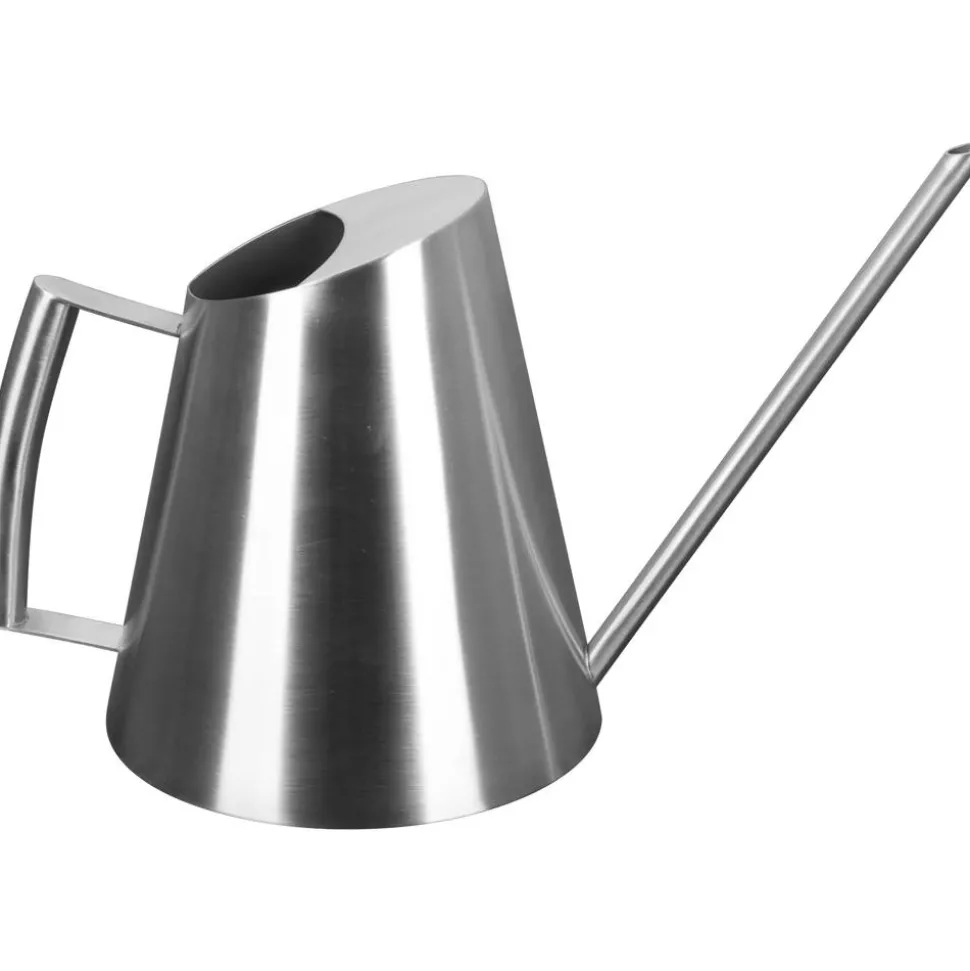 Gießkanne Edelstahl silbern 0,9 l