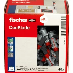 Gipskartondübel 'Duoblade' 40 Stück