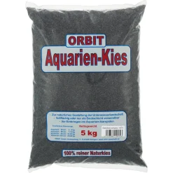 Glanzkies Aquarium schwarz Ø 1 - 3 mm 5 kg