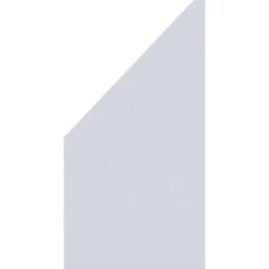 Glaselement 'System' matt 90 x 180/90 cm