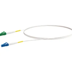 Glasfaserkabel LC/APC-zu-LC/UPC weiß 3 m