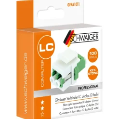 Glasfaser-Verbinder LC duplex 2-fach