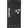 Glas-Memoboard 40 x 20 cm, schwarz