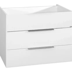Glaswaschbecken mit Unterschrank 'KARA' mintgrün/weiß 80 x 60,2 x 50,1 cm