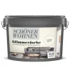 Glimmerfarbe 'Crystal White' weiß matt 2,5 l