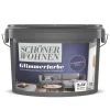 Glimmerfarbe 'Glamorous Blue' blau matt 2,5 l
