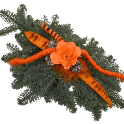 Grab-Doppelstrauß orange 50 x 35 cm
