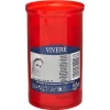 Grabkerze "Vivere" rot