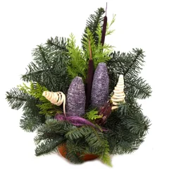 Grabschale brombeere Nobilis-Tanne 40 x 30 cm
