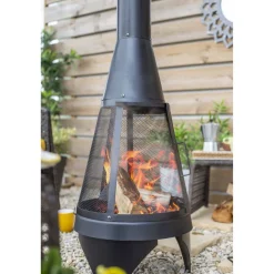Grillkamin 'Colorado Mesh' Ø 44 x 120 cm