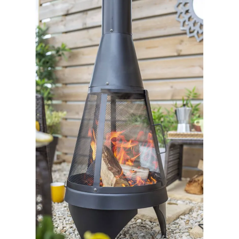 Grillkamin 'Colorado Mesh' Ø 44 x 120 cm