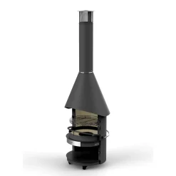 Grillkamin 'Fuego' Stahl anthrazit Ø 70 cm