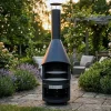 Grillkamin 'UNI-FB700' Stahl grau Ø 70 cm
