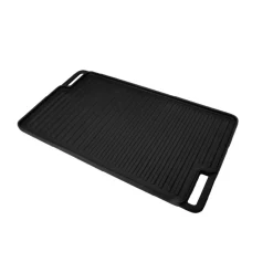 Grillplatte Gusseisen 46 x 25,7 x 1,8 cm