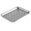 Grillschale Edelstahl 35 x 24,5 x 2,5 cm