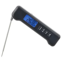 Grillthermometer klappbar mit LCD-Display
