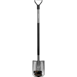 Gärtnerspaten 'Ergonomic™' mit D-Griff und spitzem Blatt