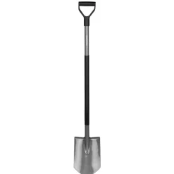 Gärtnerspaten 'Ergonomic™' mit D-Griff und spitzem Blatt