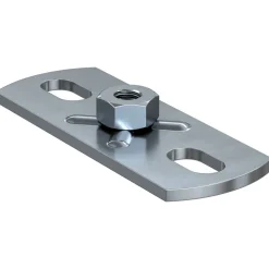 Grundplatte 'GPL M8' Stahl 80 x 30 mm