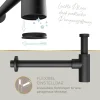 Gästebad-Set 'Perfect Fit' weiß/schwarz 8-teilig