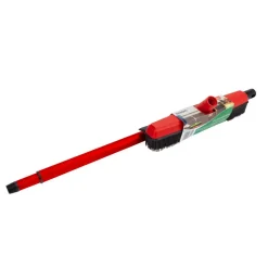 Gummibesen mit Teleskopstiel rot