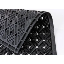 Gummimatte 'Dynamic' schwarz 45 x 75 cm