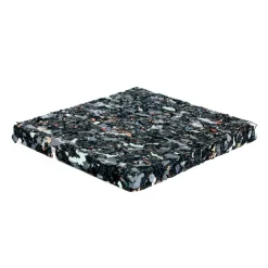 Gummi-Pads, schwarz, 10 x 10 x 1 cm, 10 Stück