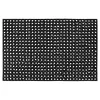 Gummiringmatte schwarz 80 x 120 cm