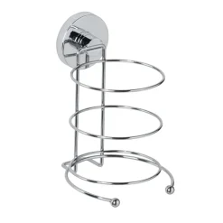 Haartrocknerhalter 'Vacuum-Loc' verchromt glänzend