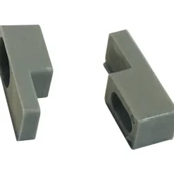 Halterungen 'DE113' für festes Glaspanel 5 mm 2 Stück